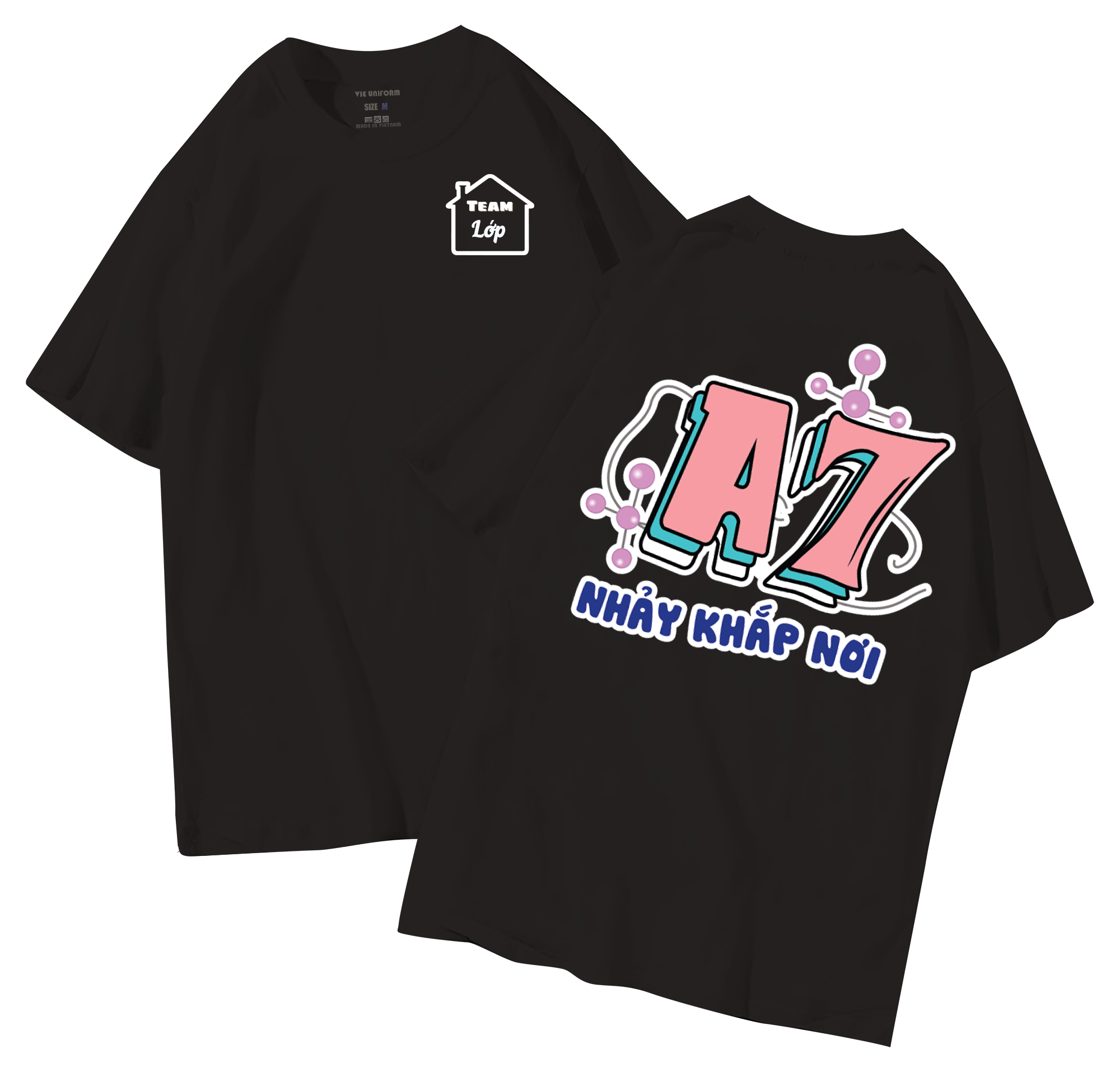 Áo lớp in hình 31.1 DE đồng phục áo lớp in hình mới nhất, hình in bên đẹp cute dễ thương