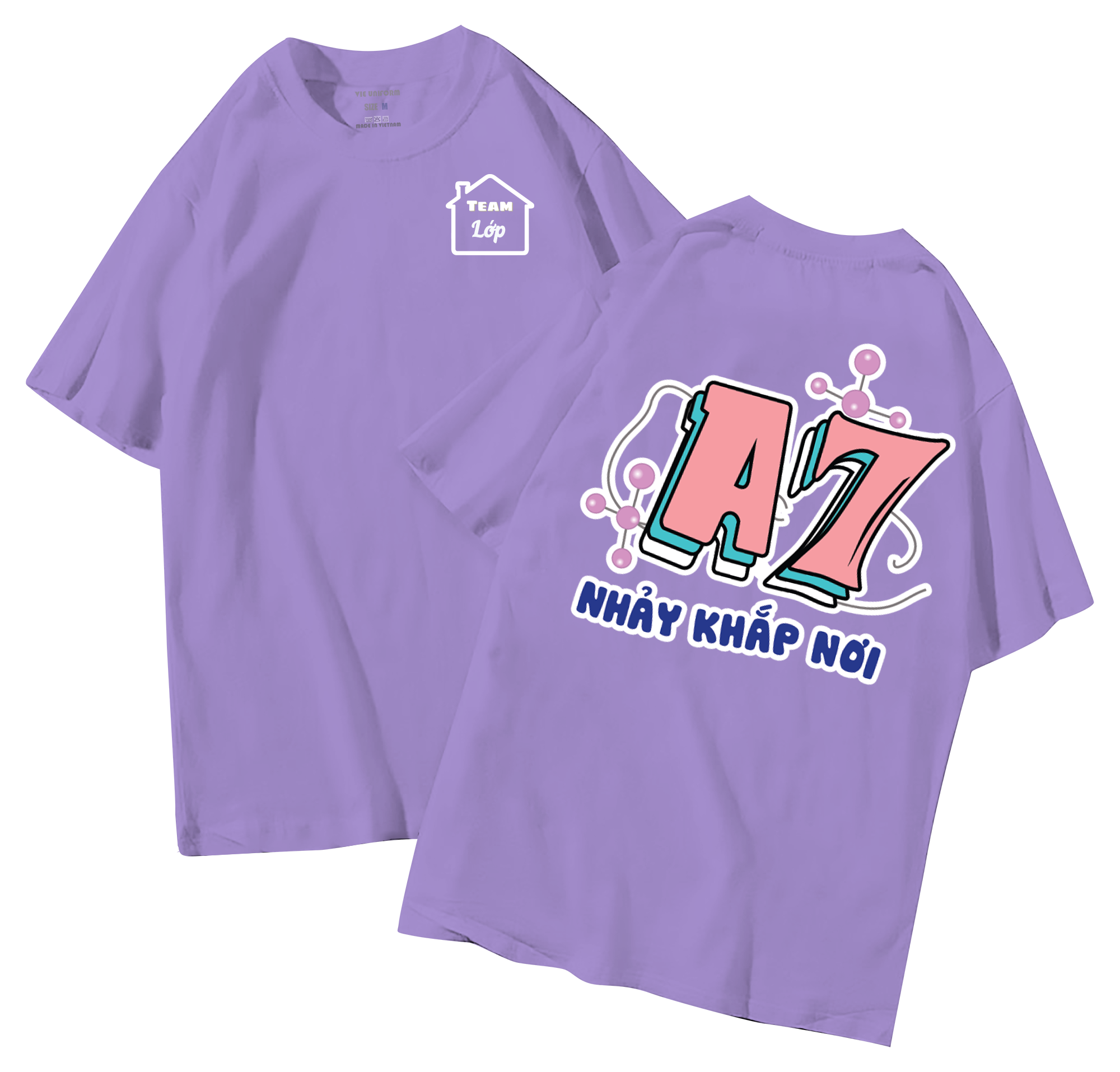 Áo lớp in hình 31.1 T đồng phục áo lớp in hình mới nhất, hình in bên đẹp cute dễ thương