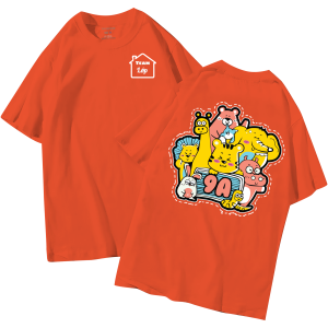 đồng phục áo lớp in hình mới nhất, hình in bên đẹp cute dễ thương