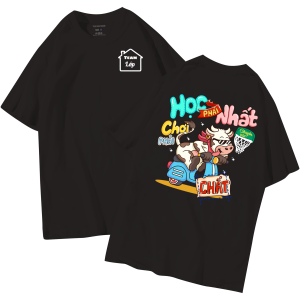 đồng phục áo lớp in hình mới nhất, hình in bên đẹp cute dễ thương