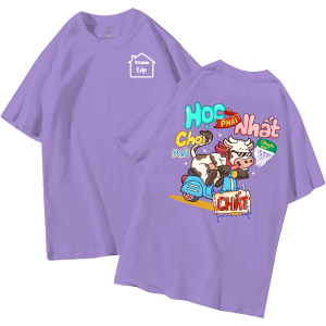 đồng phục áo lớp in hình mới nhất, hình in bên đẹp cute dễ thương