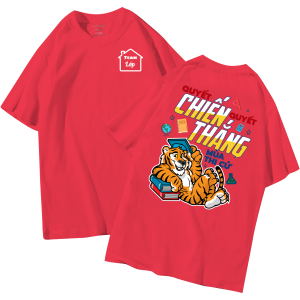 đồng phục áo lớp in hình mới nhất, hình in bên đẹp cute dễ thương