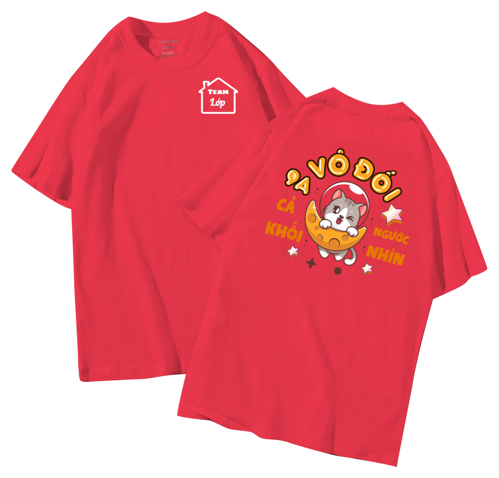 đồng phục áo lớp in hình mới nhất, hình in bên đẹp cute dễ thương