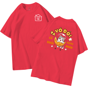 đồng phục áo lớp in hình mới nhất, hình in bên đẹp cute dễ thương