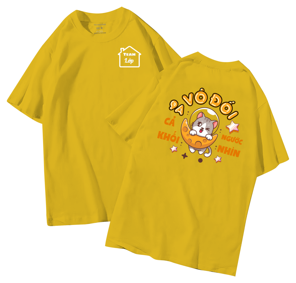 đồng phục áo lớp in hình mới nhất, hình in bên đẹp cute dễ thương