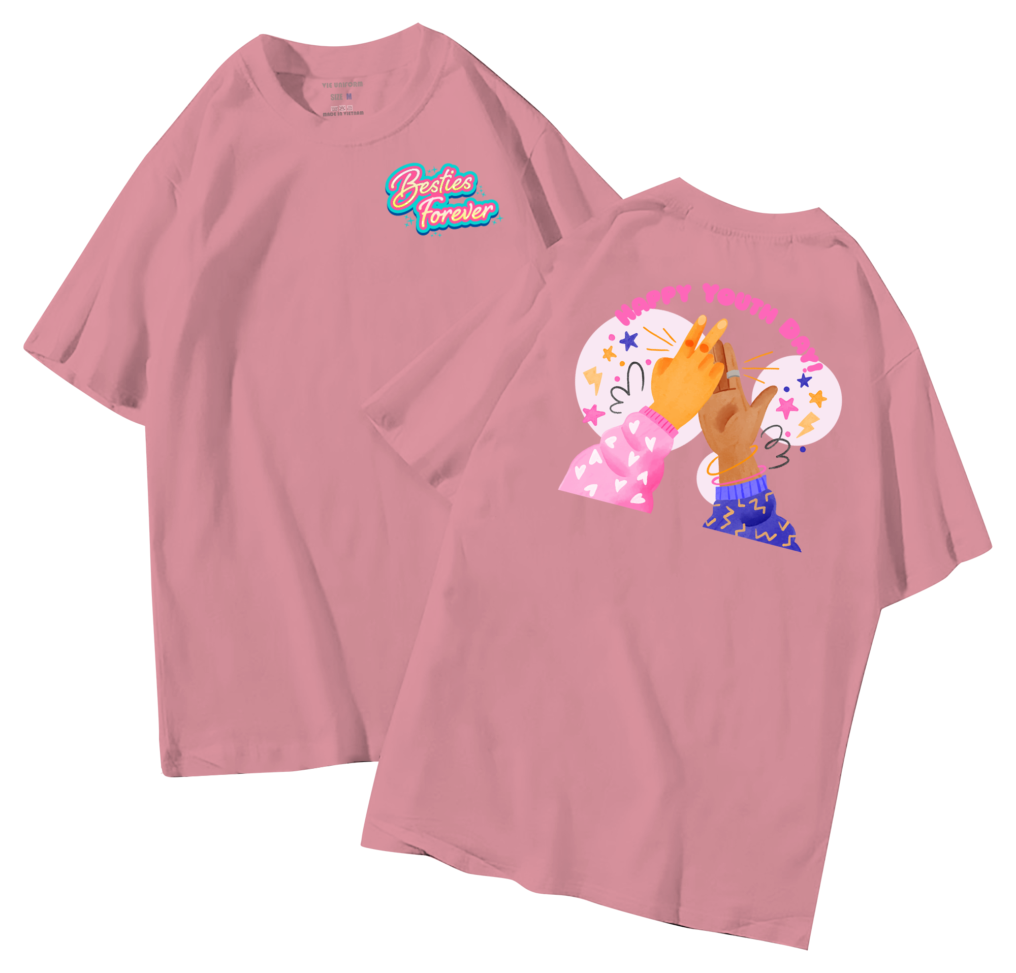 Áo lớp in hình 32.2 HD đồng phục áo lớp in hình mới nhất, hình in bên đẹp cute dễ thương