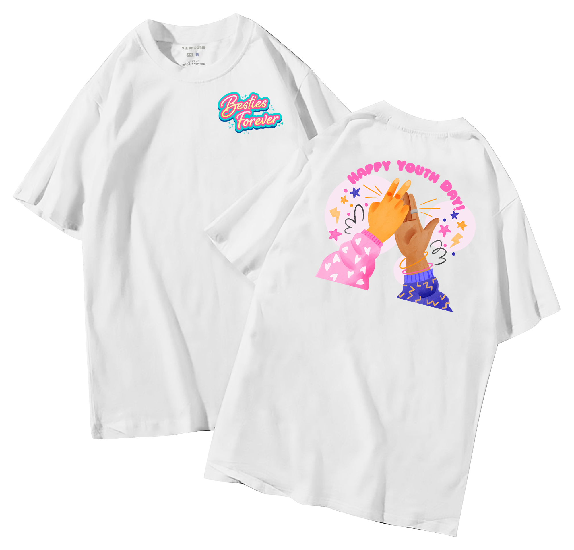 Áo lớp in hình 32.2 TR đồng phục áo lớp in hình mới nhất, hình in bên đẹp cute dễ thương