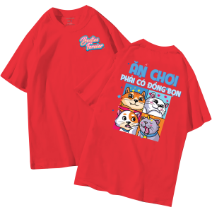 đồng phục áo lớp in hình mới nhất, hình in bên đẹp cute dễ thương