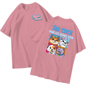 đồng phục áo lớp in hình mới nhất, hình in bên đẹp cute dễ thương