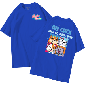 đồng phục áo lớp in hình mới nhất, hình in bên đẹp cute dễ thương