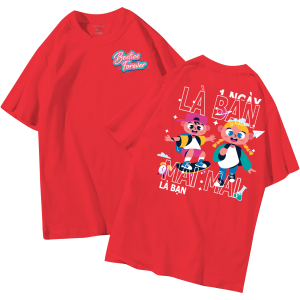 đồng phục áo lớp in hình mới nhất, hình in bên đẹp cute dễ thương