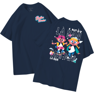 đồng phục áo lớp in hình mới nhất, hình in bên đẹp cute dễ thương