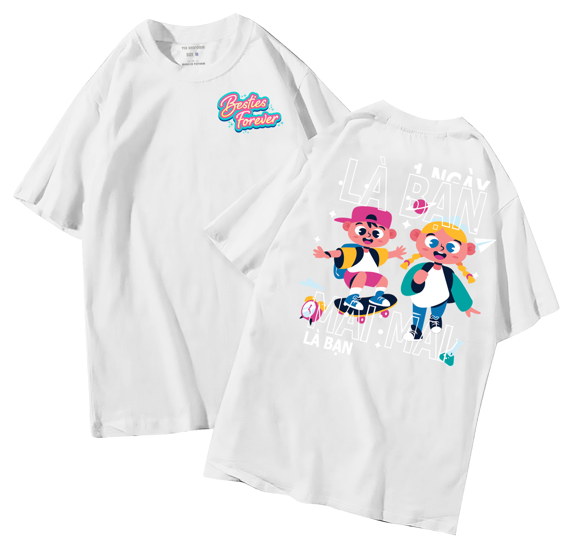 Áo lớp in hình 32.5 TR đồng phục áo lớp in hình mới nhất, hình in bên đẹp cute dễ thương