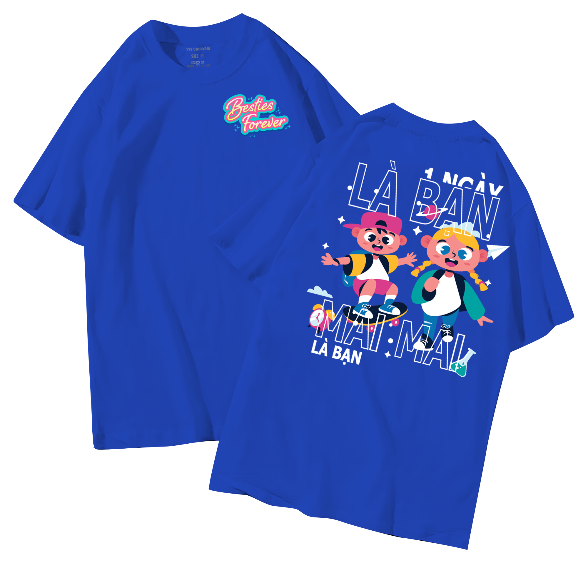 Áo lớp in hình 32.5 XB đồng phục áo lớp in hình mới nhất, hình in bên đẹp cute dễ thương