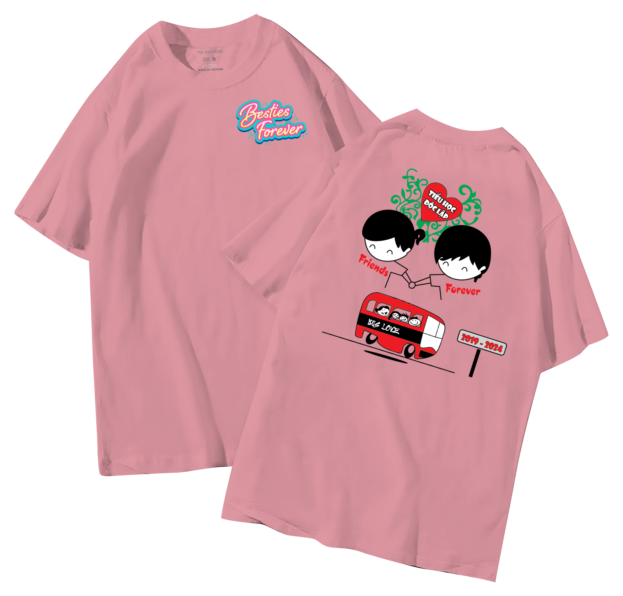 Áo lớp in hình 33.1 H đồng phục áo lớp in hình mới nhất, hình in bên đẹp cute dễ thương