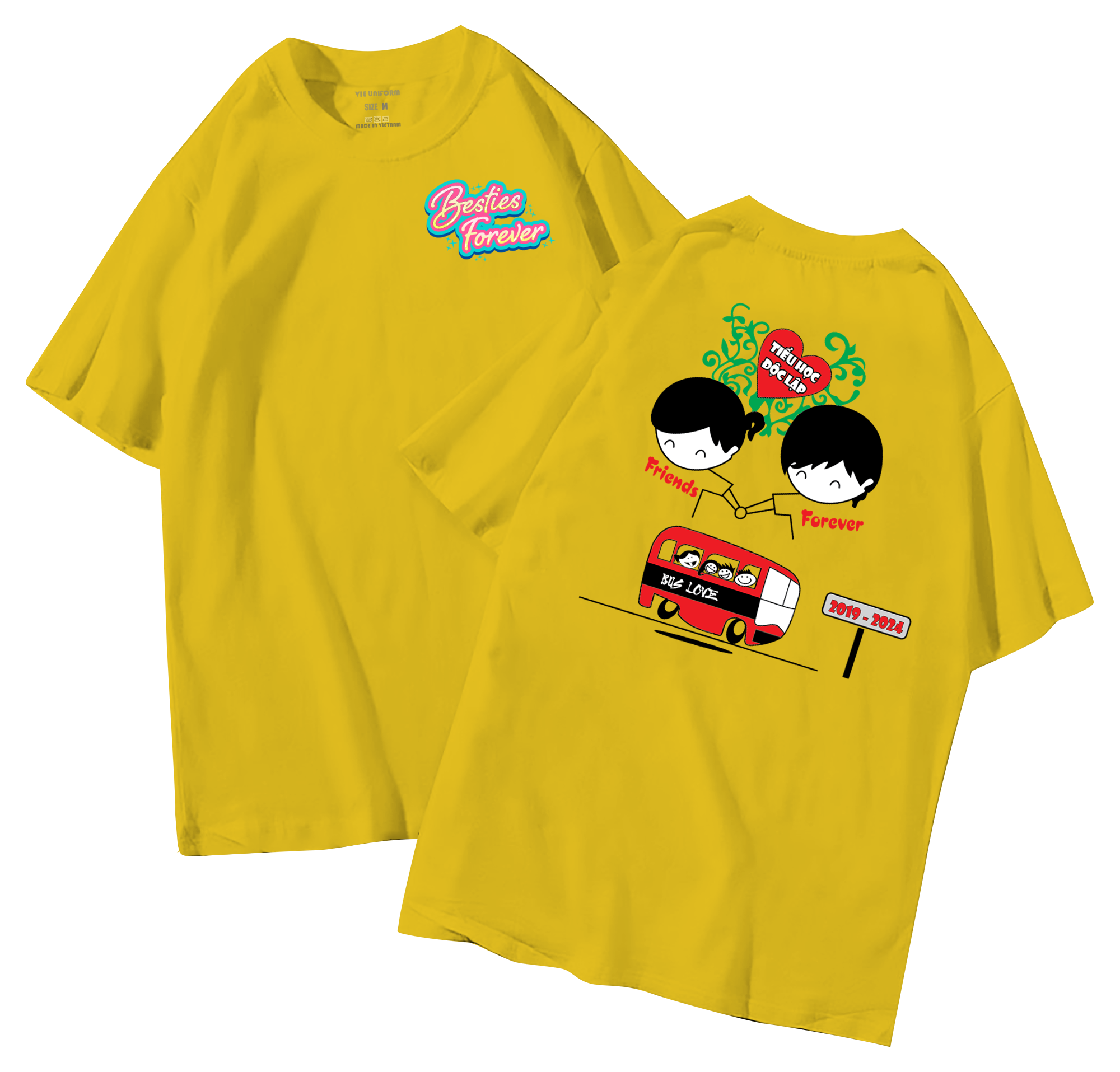 Áo lớp in hình 33.1 V đồng phục áo lớp in hình mới nhất, hình in bên đẹp cute dễ thương