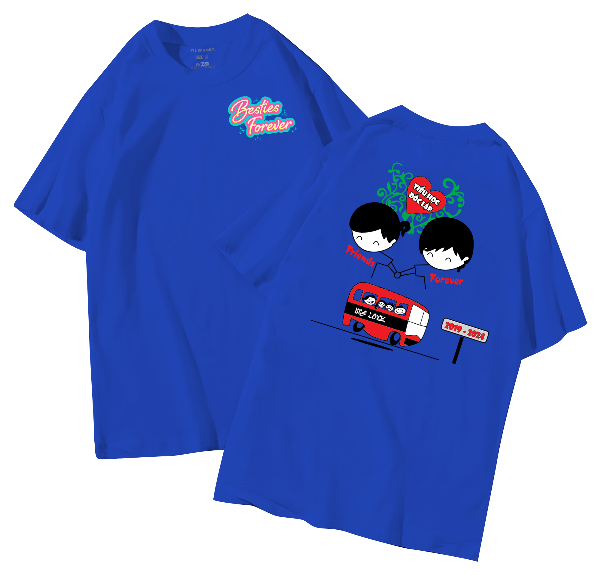 Áo lớp in hình 33.1 XB đồng phục áo lớp in hình mới nhất, hình in bên đẹp cute dễ thương