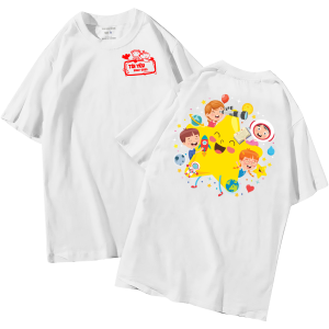 đồng phục áo lớp in hình mới nhất, hình in bên đẹp cute dễ thương