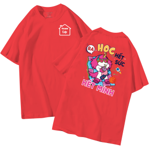 đồng phục áo lớp in hình mới nhất, hình in bên đẹp cute dễ thương