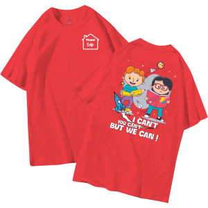 đồng phục áo lớp in hình mới nhất, hình in bên đẹp cute dễ thương