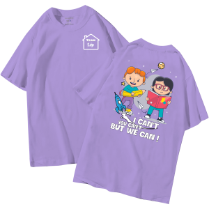 đồng phục áo lớp in hình mới nhất, hình in bên đẹp cute dễ thương