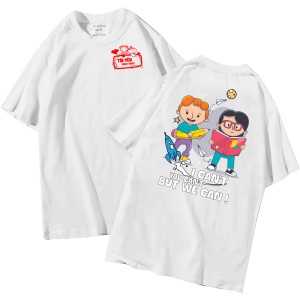 đồng phục áo lớp in hình mới nhất, hình in bên đẹp cute dễ thương