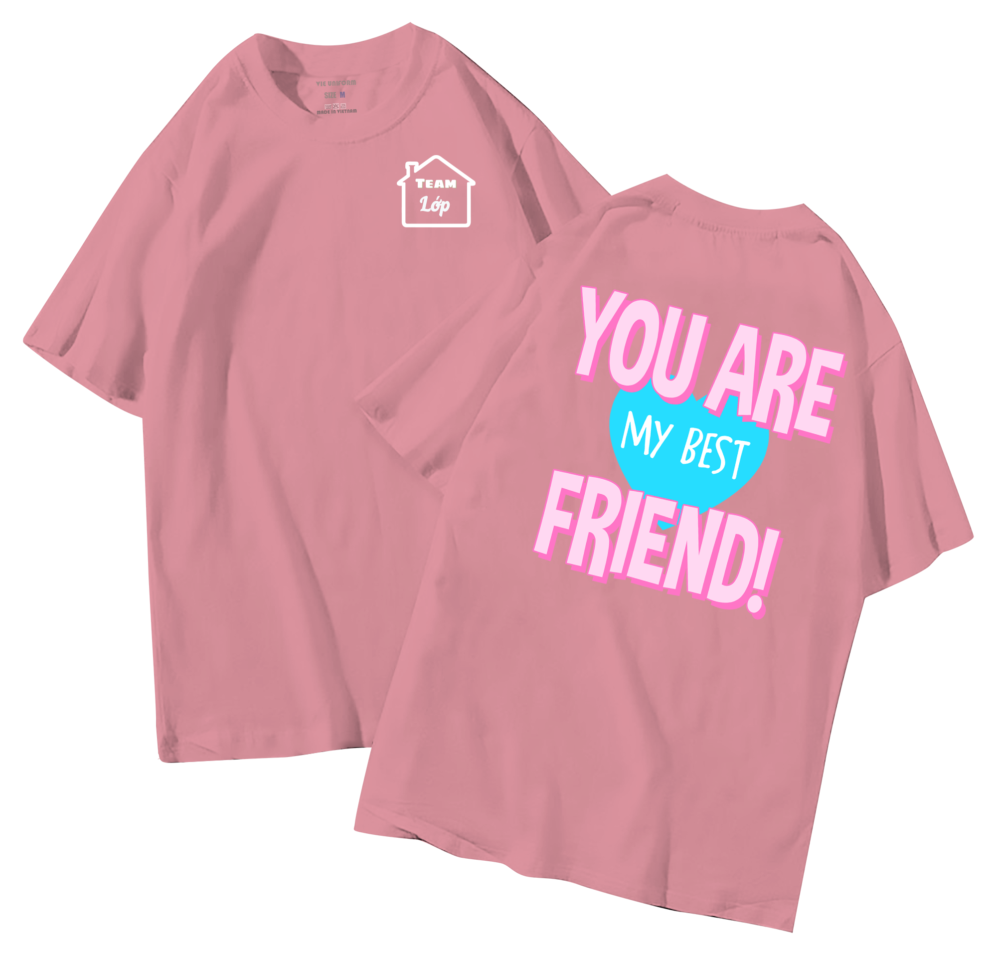 Áo lớp in hình 34.6 H đồng phục áo lớp in hình mới nhất, hình in bên đẹp cute dễ thương