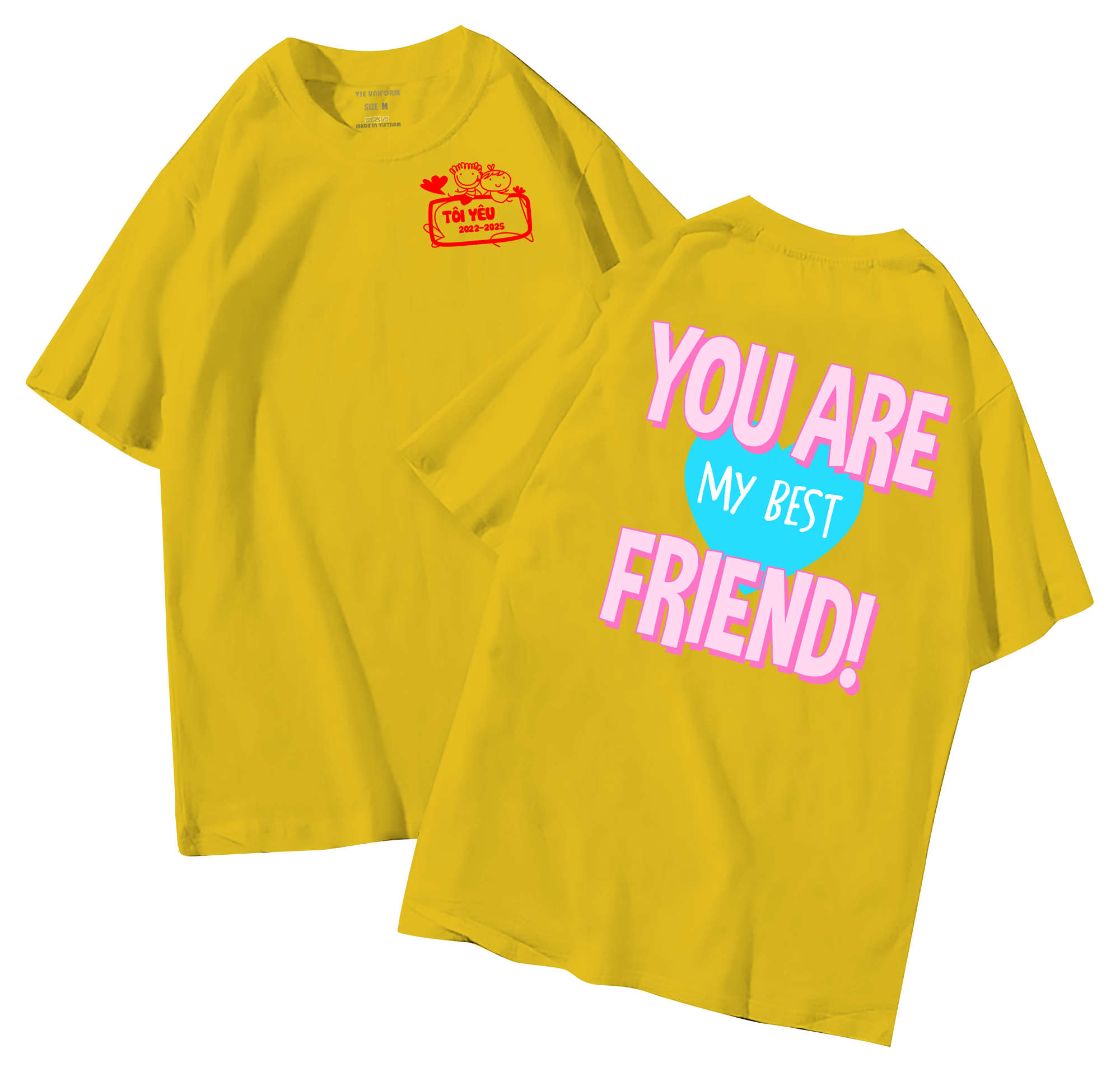 Áo lớp in hình 34.6 V đồng phục áo lớp in hình mới nhất, hình in bên đẹp cute dễ thương