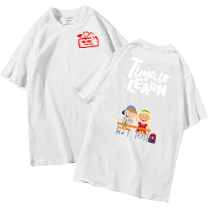 đồng phục áo lớp in hình mới nhất, hình in bên đẹp cute dễ thương