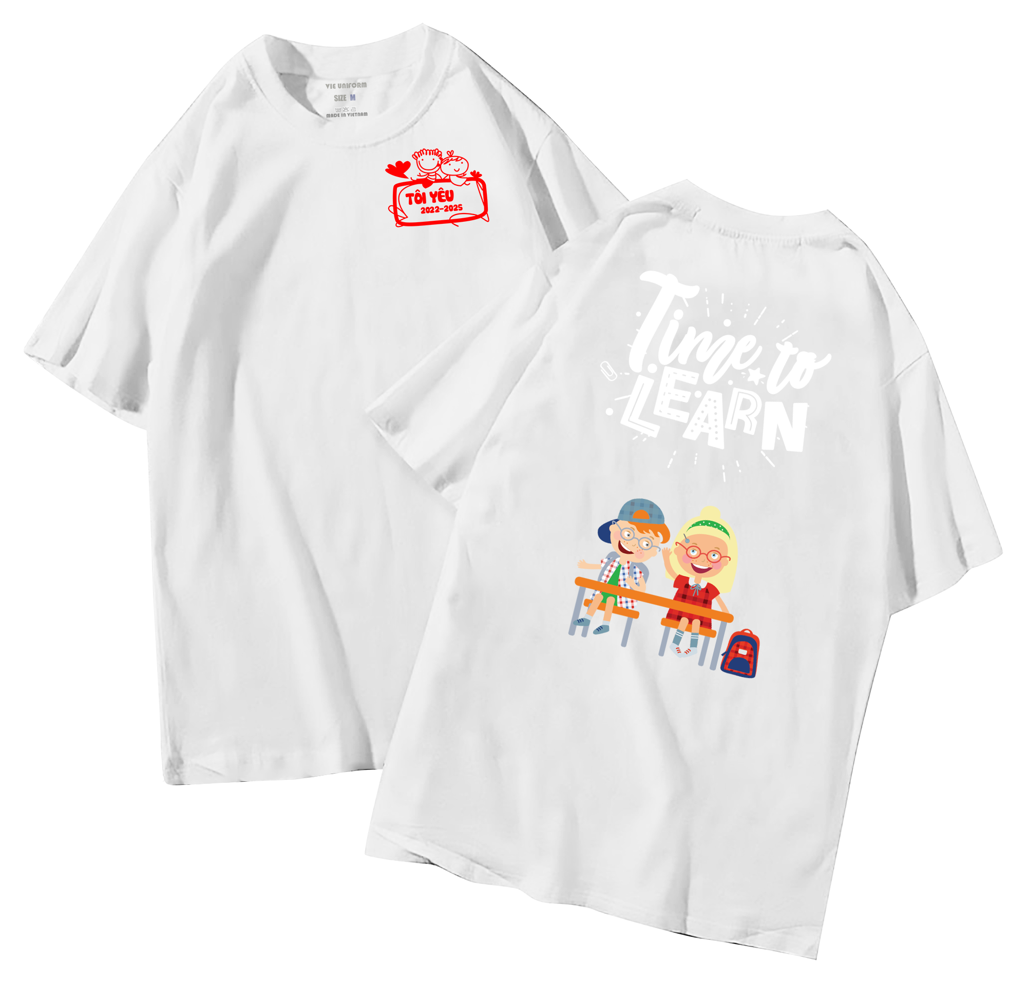 Áo lớp in hình 34.8 TR đồng phục áo lớp in hình mới nhất, hình in bên đẹp cute dễ thương