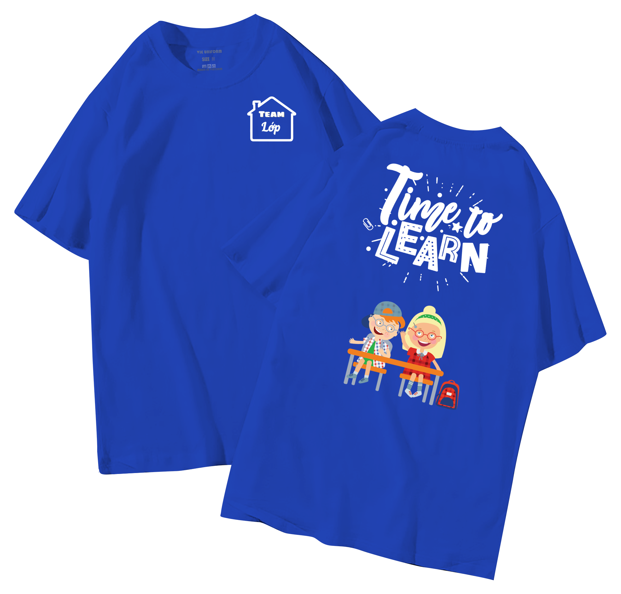 Áo lớp in hình 34.8 XB đồng phục áo lớp in hình mới nhất, hình in bên đẹp cute dễ thương