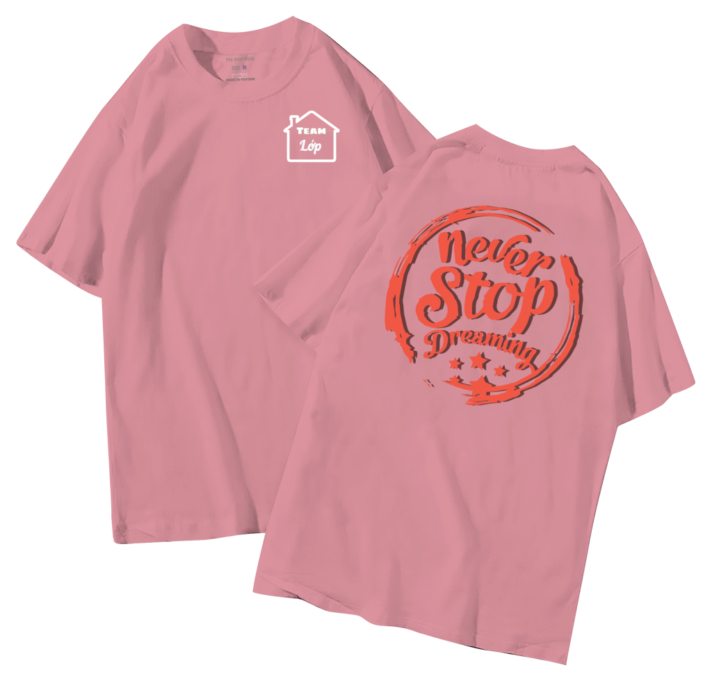 đồng phục áo lớp in hình mới nhất, hình in bên đẹp cute dễ thương