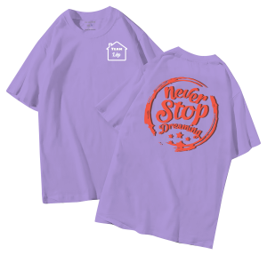 Áo phông lớp "Never stop"