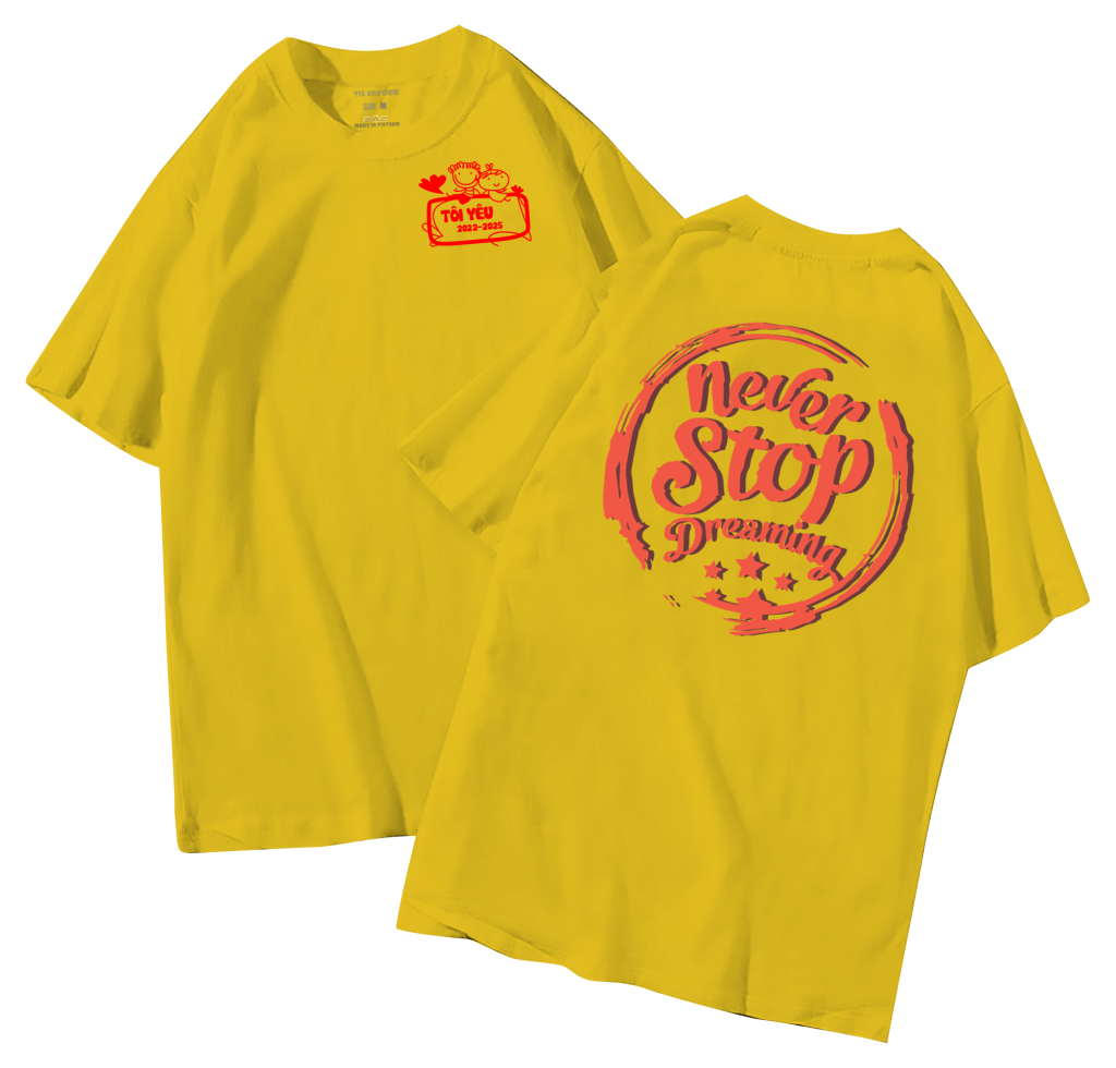 đồng phục áo lớp in hình mới nhất, hình in bên đẹp cute dễ thương