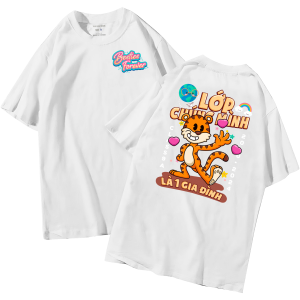 đồng phục áo lớp in hình mới nhất, hình in bên đẹp cute dễ thương