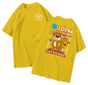 đồng phục áo lớp in hình mới nhất, hình in bên đẹp cute dễ thương