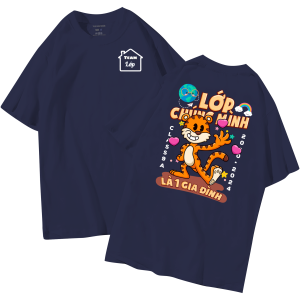 đồng phục áo lớp in hình mới nhất, hình in bên đẹp cute dễ thương