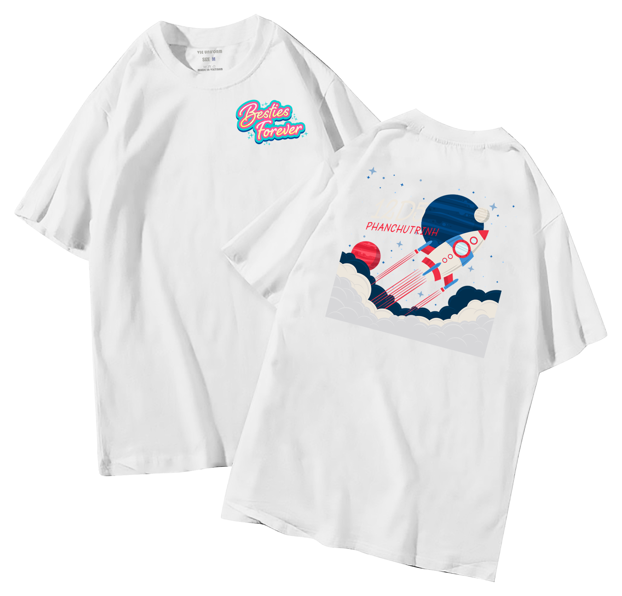 Áo lớp in hình 35.4 TR đồng phục áo lớp in hình mới nhất, hình in bên đẹp cute dễ thương