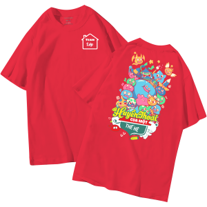 đồng phục áo lớp in hình mới nhất, hình in bên đẹp cute dễ thương