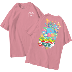 đồng phục áo lớp in hình mới nhất, hình in bên đẹp cute dễ thương