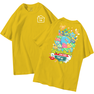 đồng phục áo lớp in hình mới nhất, hình in bên đẹp cute dễ thương