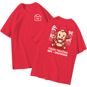 đồng phục áo lớp in hình mới nhất, hình in bên đẹp cute dễ thương