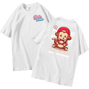 đồng phục áo lớp in hình mới nhất, hình in bên đẹp cute dễ thương