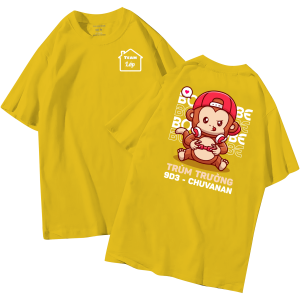 đồng phục áo lớp in hình mới nhất, hình in bên đẹp cute dễ thương