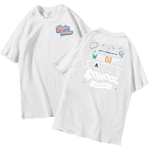 đồng phục áo lớp in hình mới nhất, hình in bên đẹp cute dễ thương