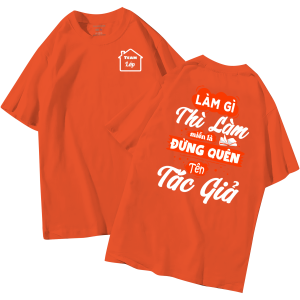 đồng phục áo lớp in hình mới nhất, hình in bên đẹp cute dễ thương