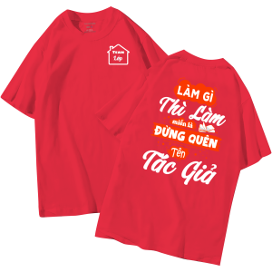 đồng phục áo lớp in hình mới nhất, hình in bên đẹp cute dễ thương