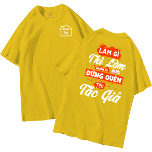 đồng phục áo lớp in hình mới nhất, hình in bên đẹp cute dễ thương