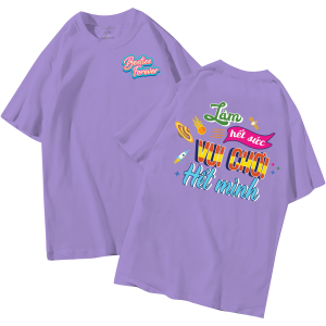 đồng phục áo lớp in hình mới nhất, hình in bên đẹp cute dễ thương