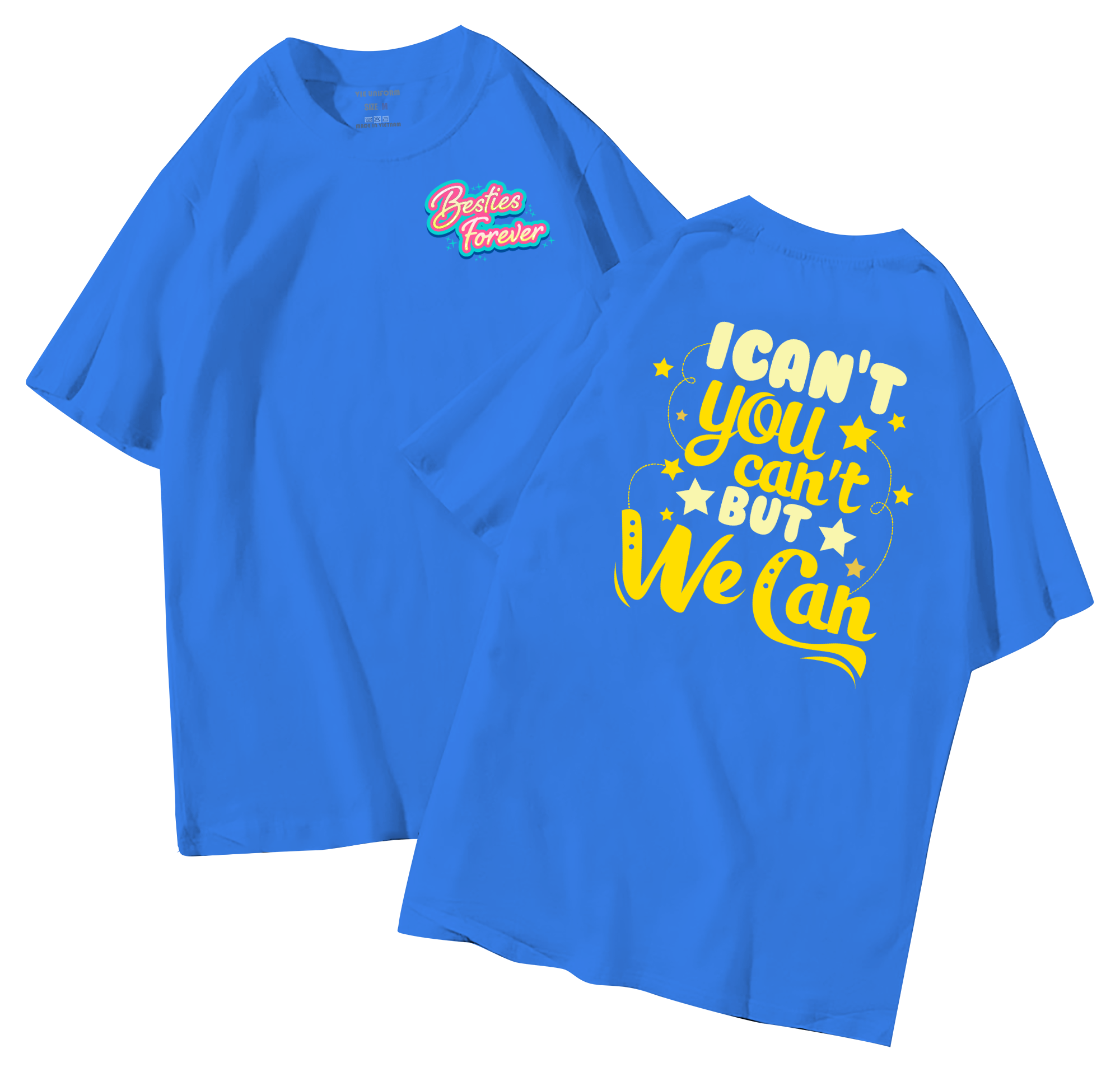 đồng phục áo lớp in hình mới nhất, hình in bên đẹp cute dễ thương